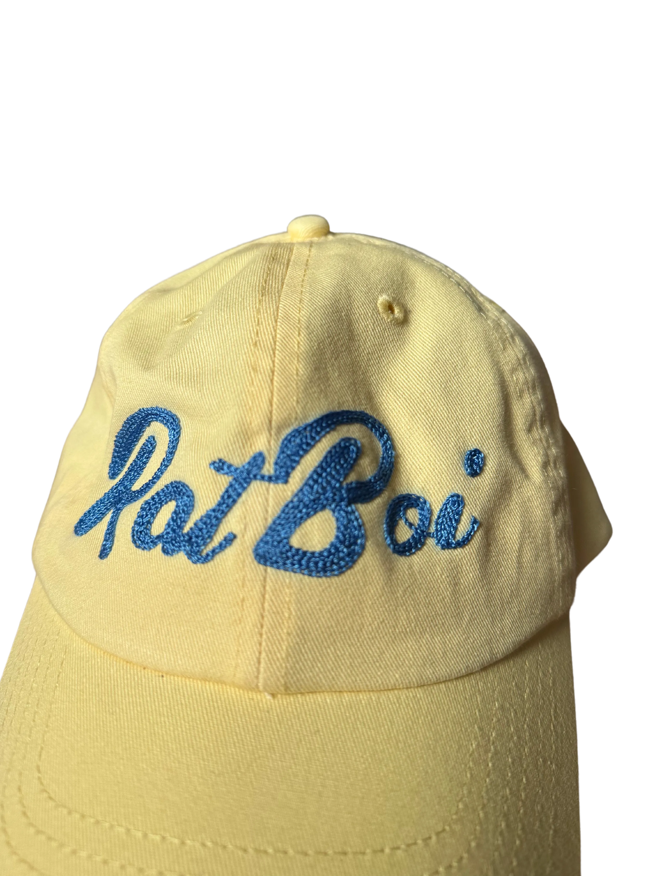 VARSITY DAD HAT IN BUTTER