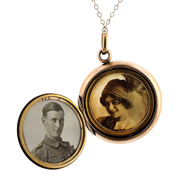 Victorian Round Multi-page Locket