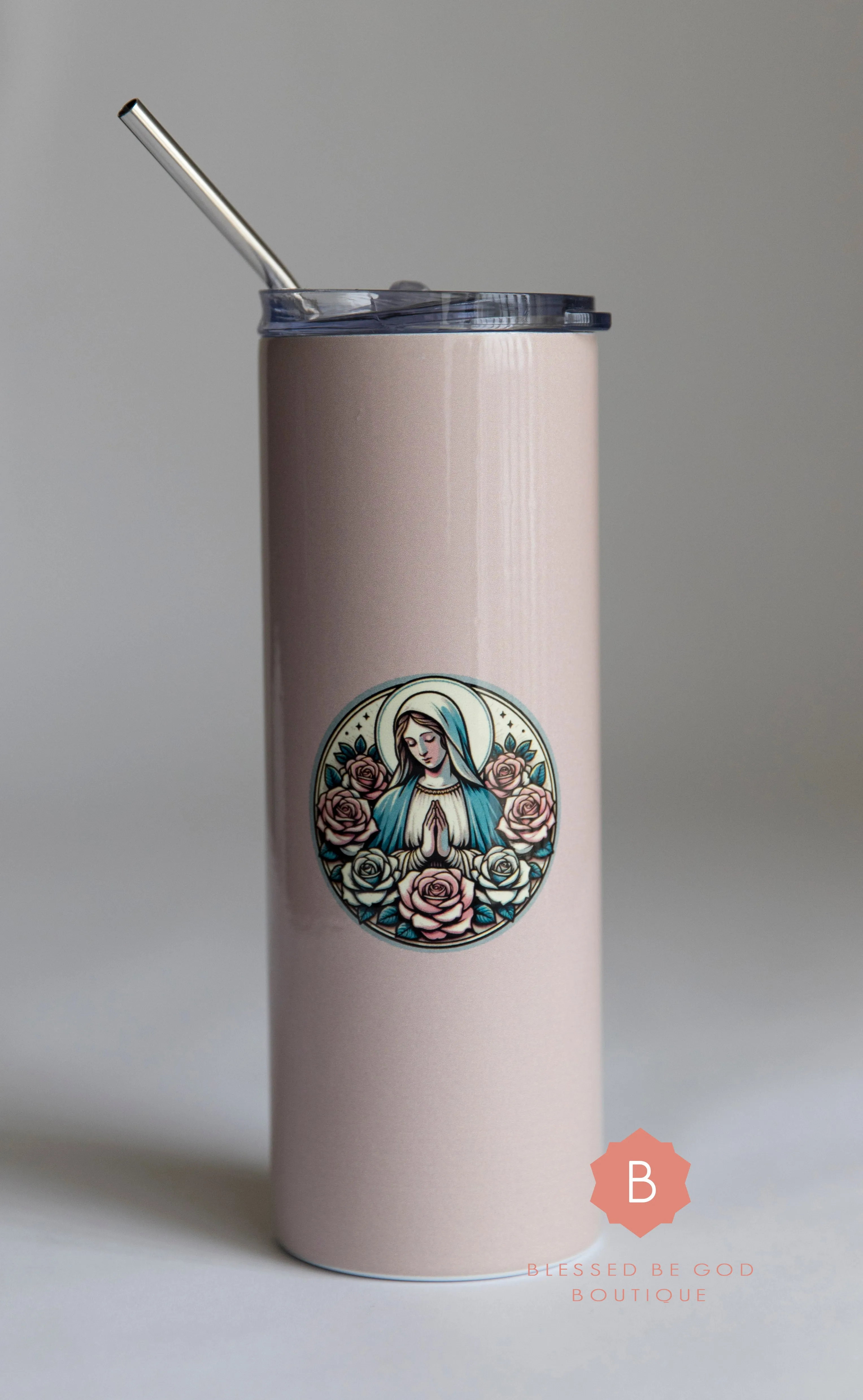 Virgin Mary, 20 Ounce Skinny Tumbler Cup