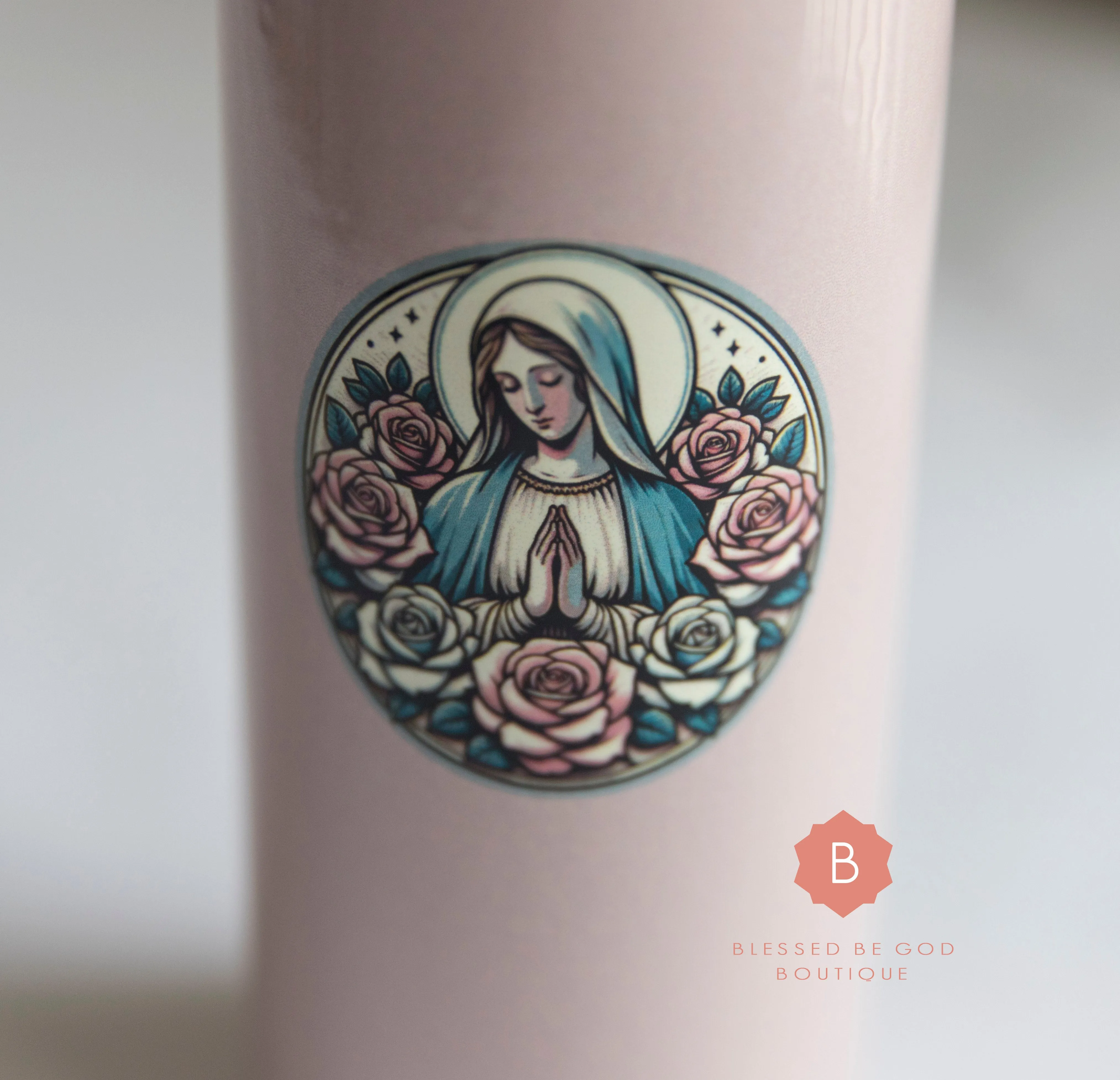 Virgin Mary, 20 Ounce Skinny Tumbler Cup