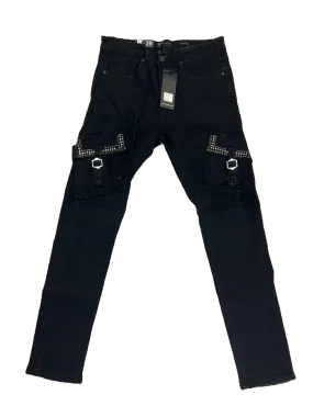 Waimea Jet Black Skinny Jeans