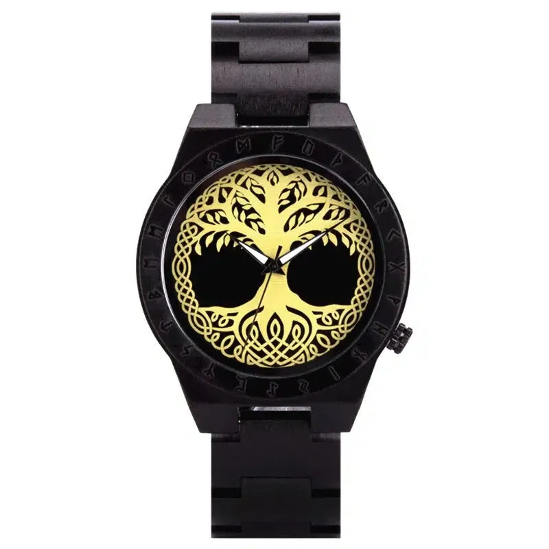 Wooden Viking Watch DARK ROOTS