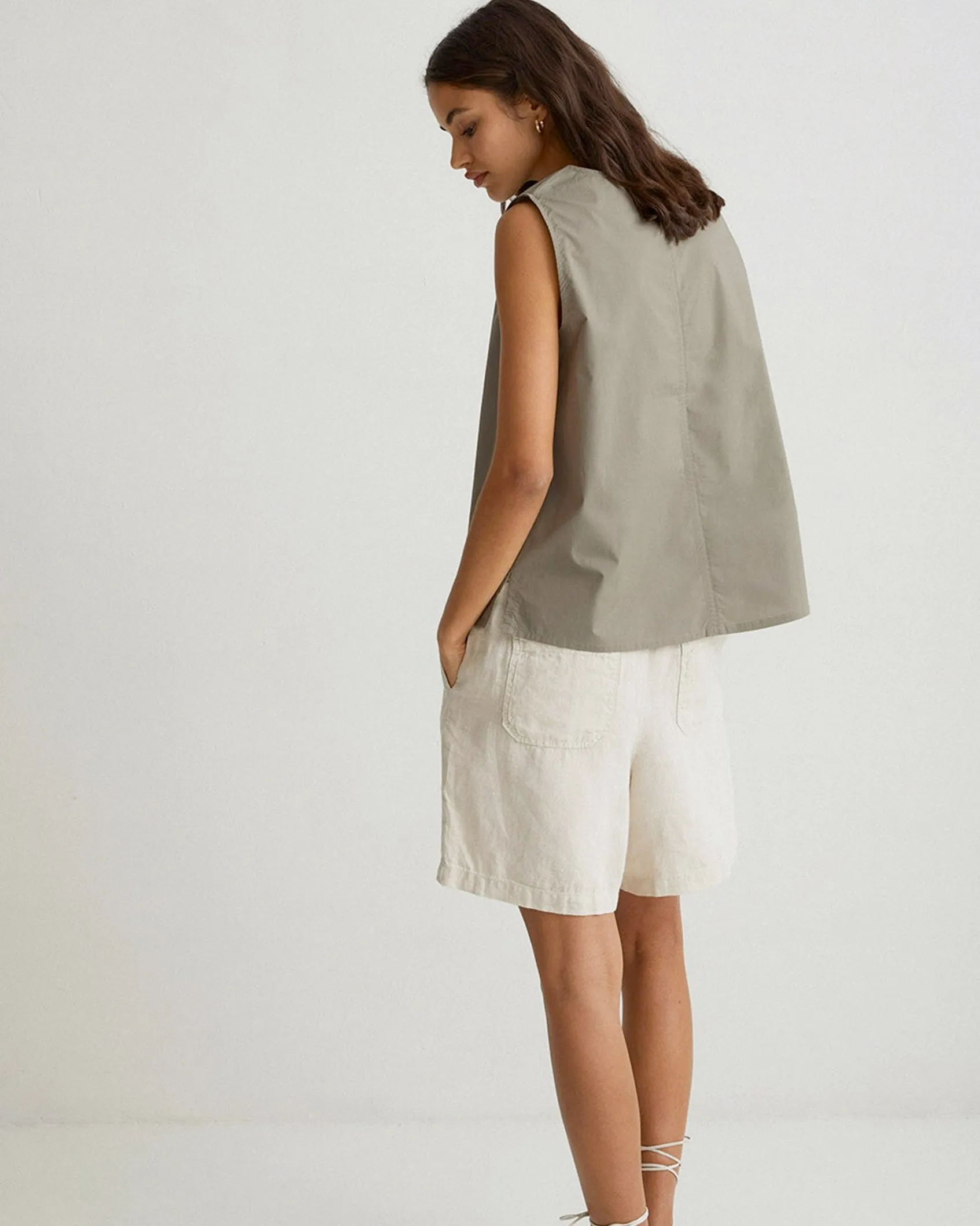 Yerse Taormina Linen Shorts