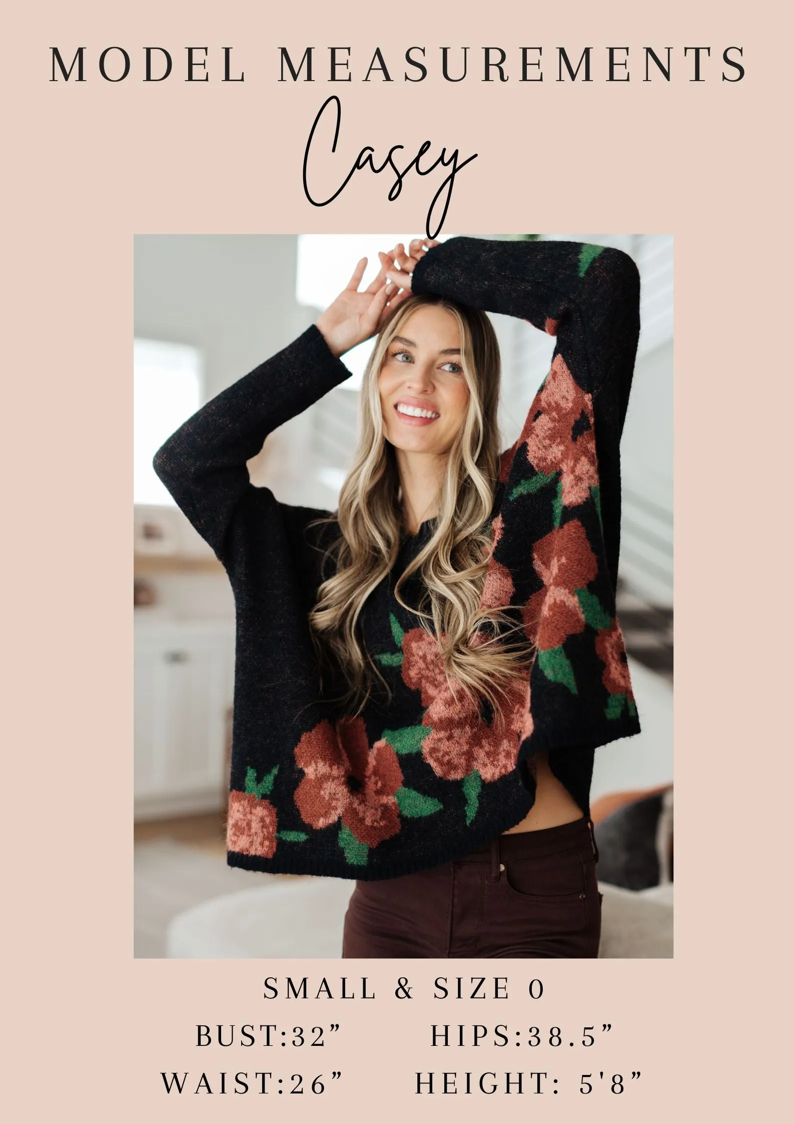 You're Enough Floral Cardigan - 4/18