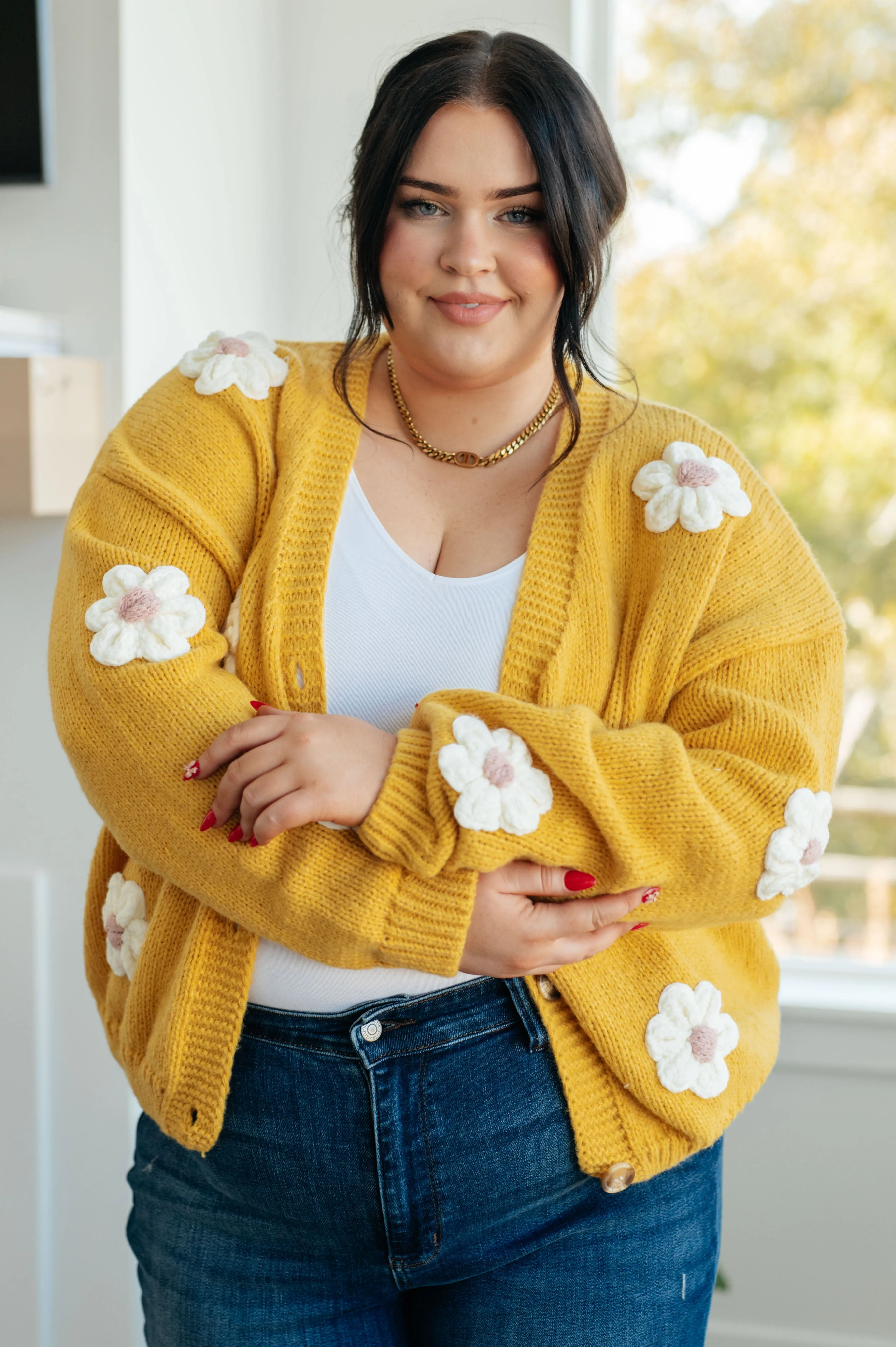 You're Enough Floral Cardigan - 4/18