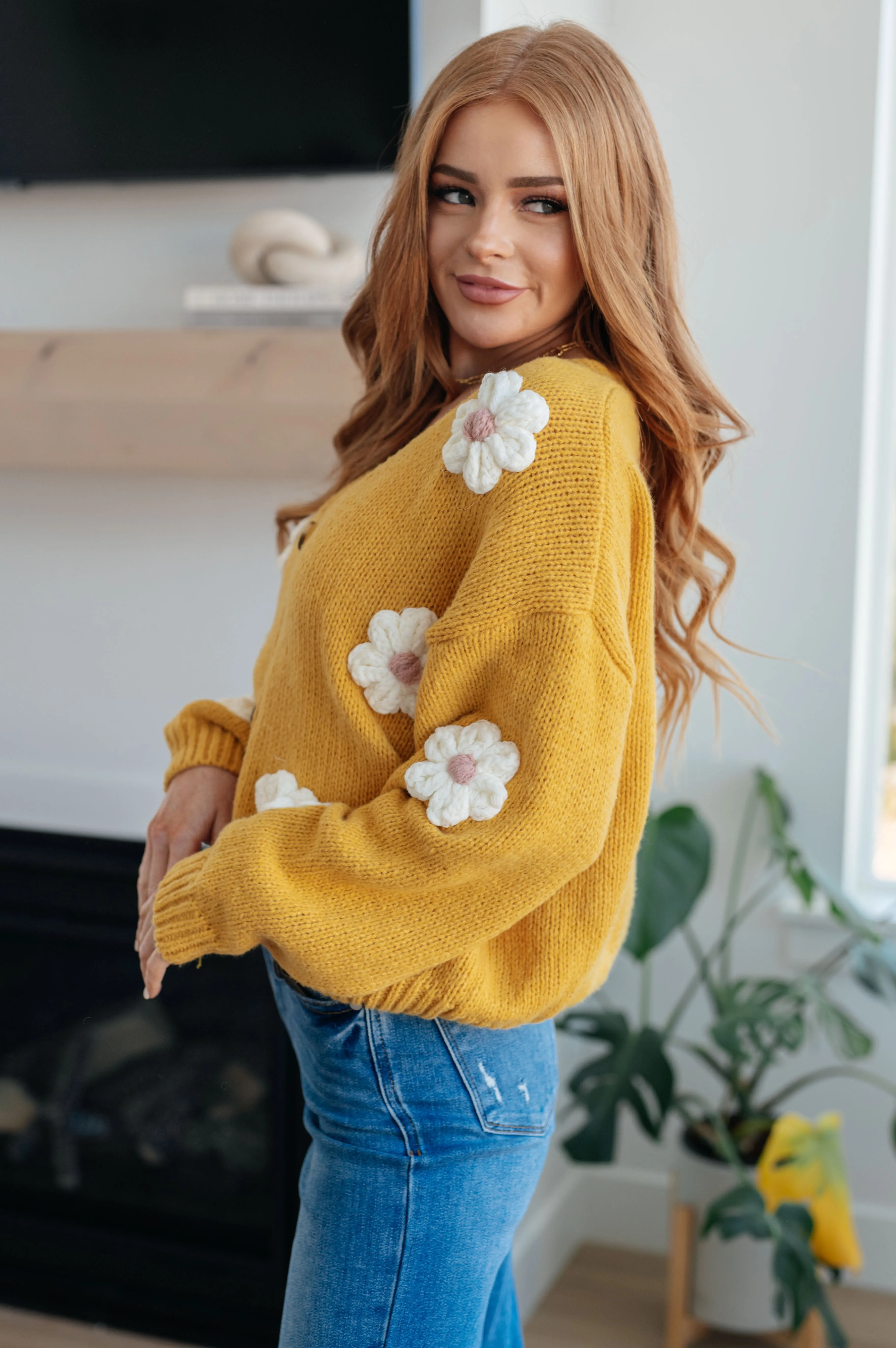 You're Enough Floral Cardigan - 4/18